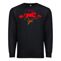 Black Horse Girl Premium Sweatshirt - Bettercallsaul