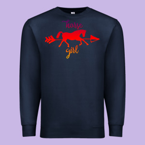 Horse Girl Premium Sweatshirt Designed By Bettercallsaul