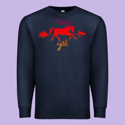 Horse Girl Premium Sweatshirt Designed By Bettercallsaul