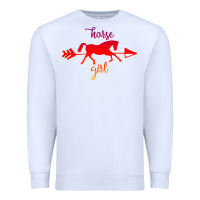White Horse Girl Premium Sweatshirt - Bettercallsaul