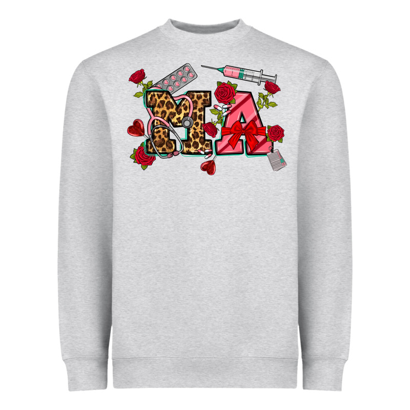Valentines Day Ma Heavyweight Sweatshirt by NancyCooperArtShop | Teevron