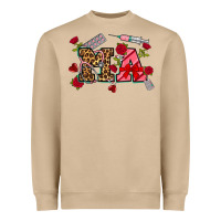 Mushroom valentines day ma Heavyweight Sweatshirt - NancyCooperArtShop
