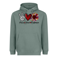 Sage peace love sunflower Heavyweight Hoodie - Bettercallsaul