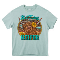 Arona Highland Heifer Western Heavy Core Tee - RanaPortraitStore