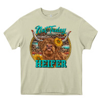Mossy Highland Heifer Western Heavy Core Tee - RanaPortraitStore