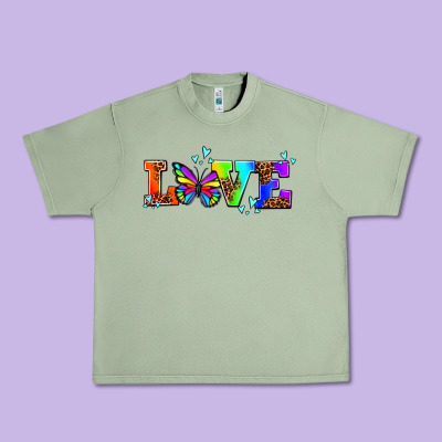 Pride Love Butterflies Urban Heavy Tee Designed By Adodesignshop