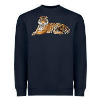 Navy Tiger Heavyweight Sweatshirt - LillyAllenDesigns