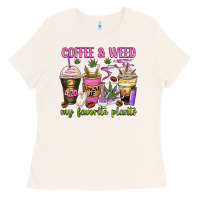 Bone coffee and weed my favorite plants Ladies Tee - Zillion Design Studio