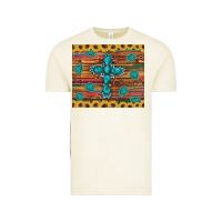 Vintage Arctic western gemstone cross sunflowers leopard serape glitter wooden tumble Vintage Tee - Artiststas
