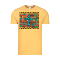 Vintage Mustard western gemstone cross sunflowers leopard serape glitter wooden tumble Vintage Tee - Artiststas