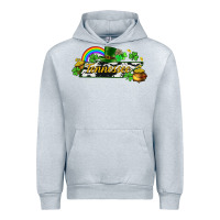 Heather Grey Tennessee map St. Patrick's Urban Hoodie - CowGirlArtShop