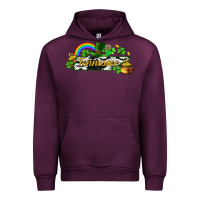 Mauve Wine Tennessee map St. Patrick's Urban Hoodie - CowGirlArtShop
