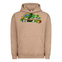 Pigment Burro Tennessee map St. Patrick's Urban Hoodie - CowGirlArtShop