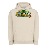 Pigment French Oak Tennessee map St. Patrick's Urban Hoodie - CowGirlArtShop