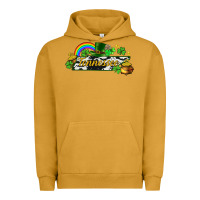 Pigment Peanut Butter Tennessee map St. Patrick's Urban Hoodie - CowGirlArtShop