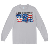 Moon Dust land of the free usa Long Sleeve Tee - MaliasSmallBusiness