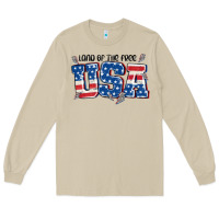Mushroom land of the free usa Long Sleeve Tee - MaliasSmallBusiness