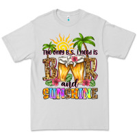 Dove Grey the only b.s. i need is beer and sunshine Premium Tee - Zillion Design Studio