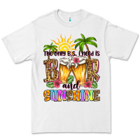 White the only b.s. i need is beer and sunshine Premium Tee - Zillion Design Studio