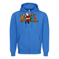 True Royal Noel Santa Zipper Hoodie - NancyCooperArtShop