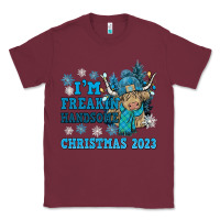 Burgundy im freakin freezin christmas 2023 Classic Tee - NancyCooperArtShop