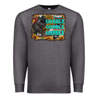 Charcoal Heather gobble gobble gobble Premium Sweatshirt - RanaPortraitStore