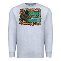Heather Grey gobble gobble gobble Premium Sweatshirt - RanaPortraitStore