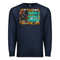 Navy gobble gobble gobble Premium Sweatshirt - RanaPortraitStore
