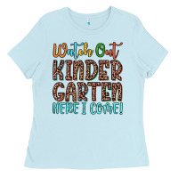 Baby Blue watch out kindergarten here i come! Ladies Tee - JahusDesignShop