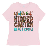 Bubblegum Pink watch out kindergarten here i come! Ladies Tee - JahusDesignShop