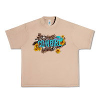 Burro western cowgirl and sunflower with hat and cowhide leopard Urban Heavy Tee - Artiststas