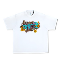 White western cowgirl and sunflower with hat and cowhide leopard Urban Heavy Tee - Artiststas