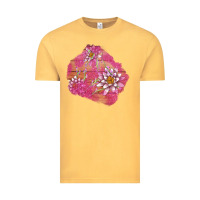 Vintage Mustard v.d  lavender and lotus patches Vintage Tee - AdoDesignShop