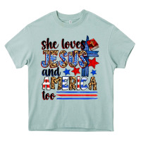Arona she loves jesus and america too Heavy Core Tee - Zillion Design Studio