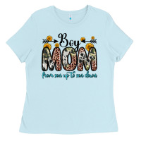 Boy Mom From Son Up To Son Down Ladies Tee | Teevron