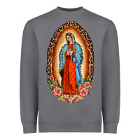 Storm our lady of guadalupe leopard and roses Heavyweight Sweatshirt - BarkalooDesign