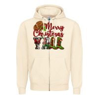 Merry Christmas Y'all Cowboy Zipper Hoodie | Teevron