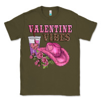 Army Green valentines day valentine vıbes Classic Tee - AdoDesignShop