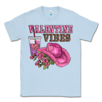 Dusty Blue valentines day valentine vıbes Classic Tee - AdoDesignShop