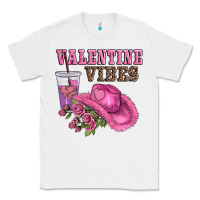 White valentines day valentine vıbes Classic Tee - AdoDesignShop