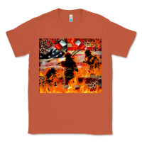 Copper Western Firefighters With Thin Red Line Classic Tee - LillyAllenDesigns