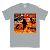 Heather Grey Western Firefighters With Thin Red Line Classic Tee - LillyAllenDesigns