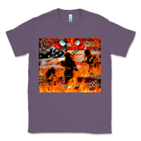 Lavender Western Firefighters With Thin Red Line Classic Tee - LillyAllenDesigns