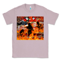 Lilac Western Firefighters With Thin Red Line Classic Tee - LillyAllenDesigns