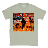 Matcha Western Firefighters With Thin Red Line Classic Tee - LillyAllenDesigns