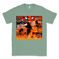 Sage Western Firefighters With Thin Red Line Classic Tee - LillyAllenDesigns