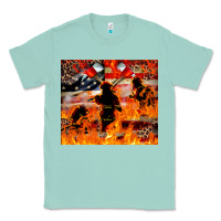 Seafoam Western Firefighters With Thin Red Line Classic Tee - LillyAllenDesigns