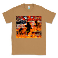Toasted Coconut Western Firefighters With Thin Red Line Classic Tee - LillyAllenDesigns