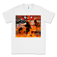 White Western Firefighters With Thin Red Line Classic Tee - LillyAllenDesigns