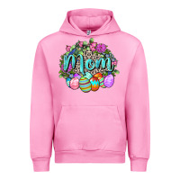 Fuchsia Pink Easter Mom  Happy Easter Day Urban Hoodie - CowGirlArtShop